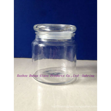 500ml Clear Airtight Glass Jar Storage Jar Tea Canister with Lid